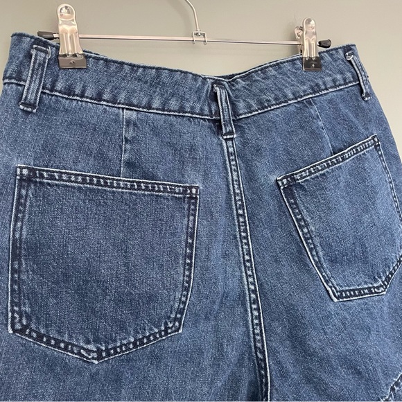 3 for $30 | Gap Denim 3.5" Jean Shorts High Rise Retro Vintage Style Dark Wash - Picture 7 of 12